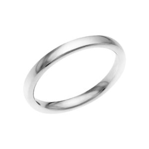 Fede classica Unoaerre in oro bianco 18kt